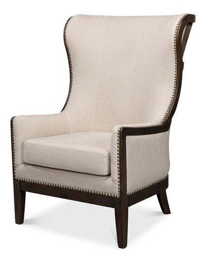 Sarreid Ltd - Nolan Chair - Beige - 53846 veiw 1