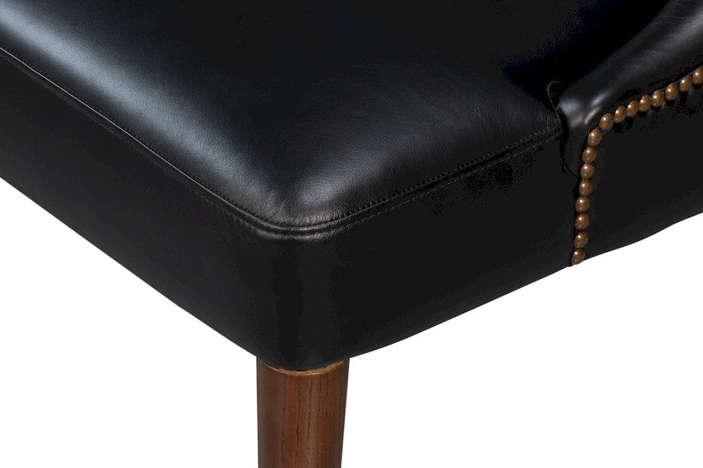 Sarreid Ltd - Norwood Dining Chair, Onyx Black in Black - 54279 view 12
