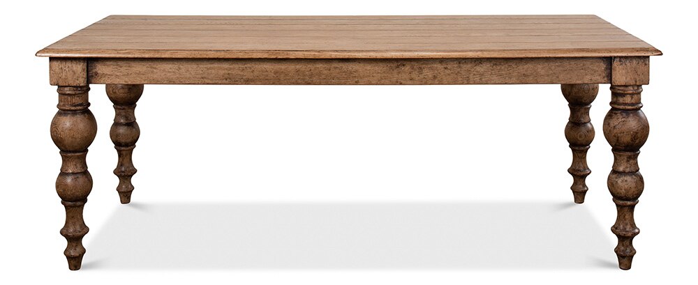 Sarreid Ltd - Oak Dining Table - Tan - 53056 veiw 2