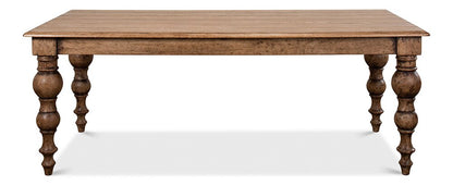 Sarreid Ltd - Oak Dining Table - Tan - 53056 veiw 2