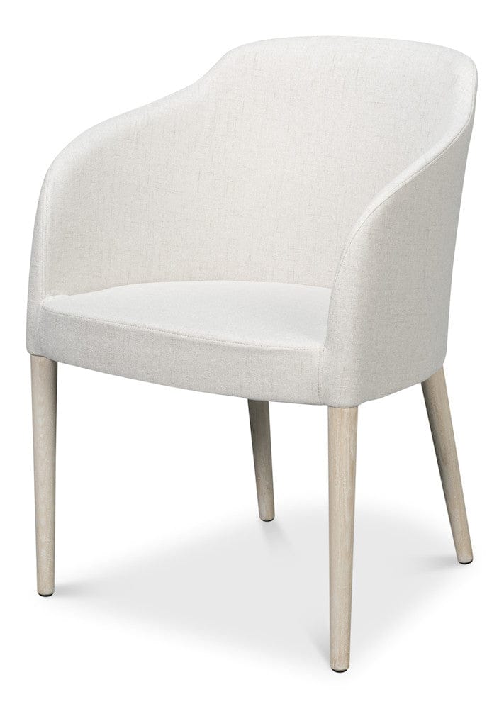 Sarreid Ltd - Occasional Contemporary Chair,Lime White in White - U067-69AS view 1
