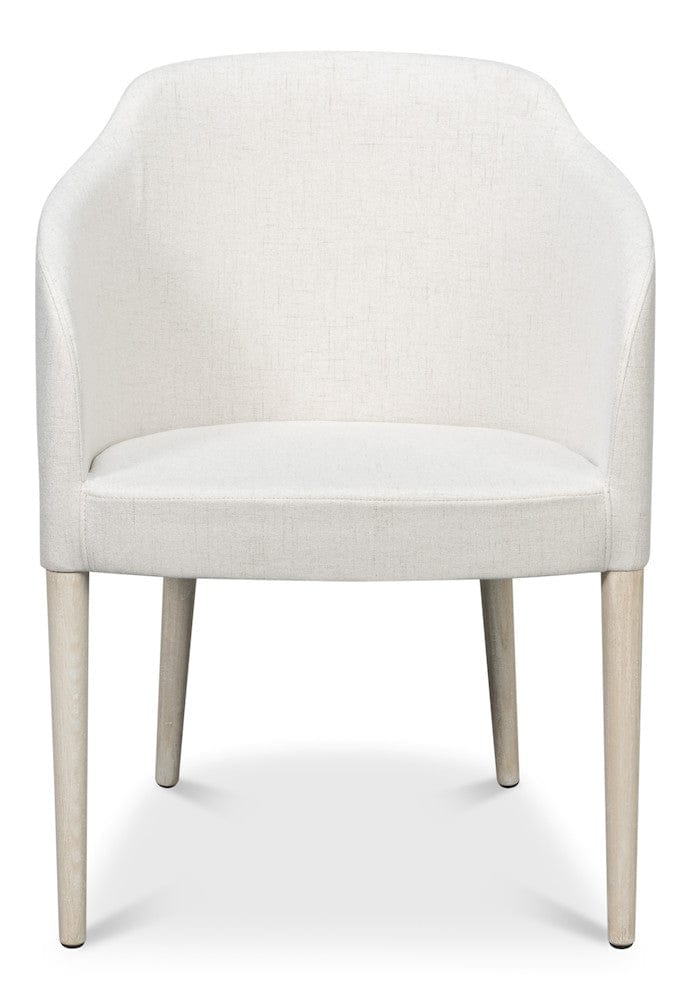 Sarreid Ltd - Occasional Contemporary Chair,Lime White in White - U067-69AS view 2
