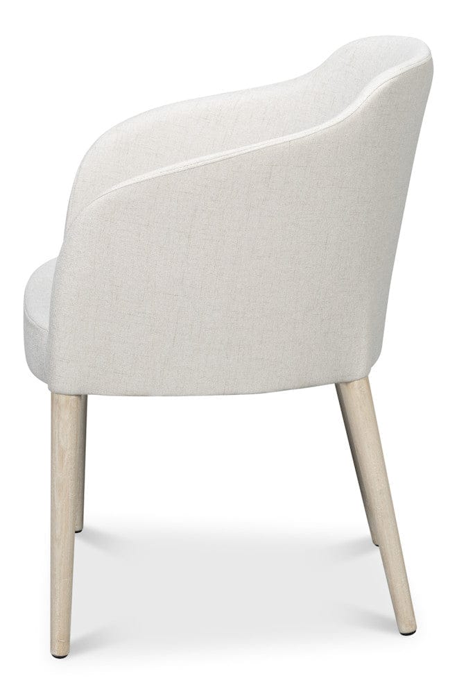Sarreid Ltd - Occasional Contemporary Chair,Lime White in White - U067-69AS view 3
