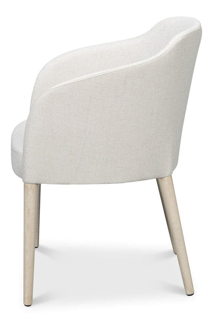 Sarreid Ltd - Occasional Contemporary Chair,Lime White in White - U067-69AS view 3