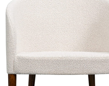 Sarreid Ltd - Occasional Contemporary Chair,Walnut in Beige - U067-02BBC view 6