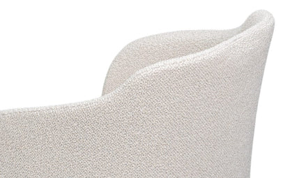 Sarreid Ltd - Occasional Contemporary Chair,Walnut in Beige - U067-02BBC view 7