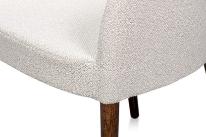 Sarreid Ltd - Occasional Contemporary Chair,Walnut in Beige - U067-02BBC view 8