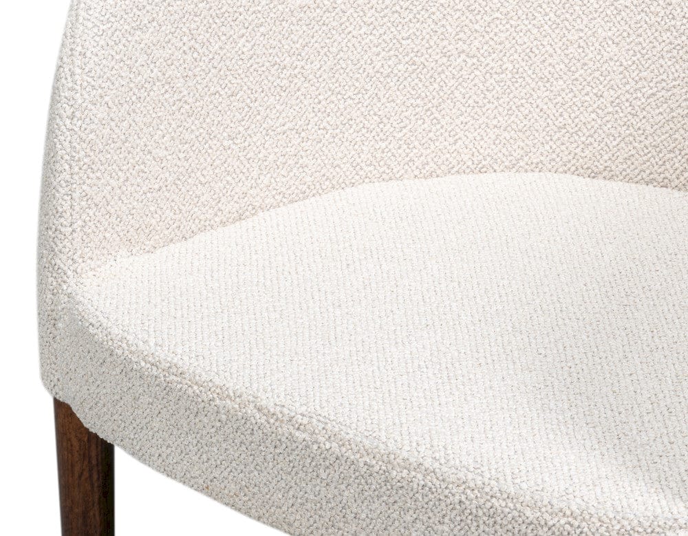 Sarreid Ltd - Occasional Contemporary Chair,Walnut in Beige - U067-02BBC view 9