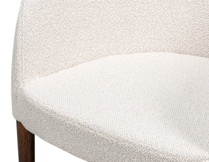 Sarreid Ltd - Occasional Contemporary Chair,Walnut in Beige - U067-02BBC view 9