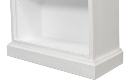 Sarreid Ltd - Open Shelf Bookcase, Cortina White in White - R243-79 view 4