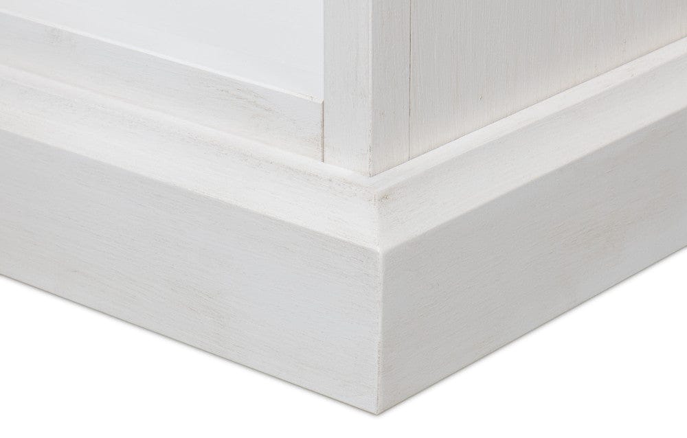 Sarreid Ltd - Open Shelf Bookcase, Cortina White in White - R243-79 view 6