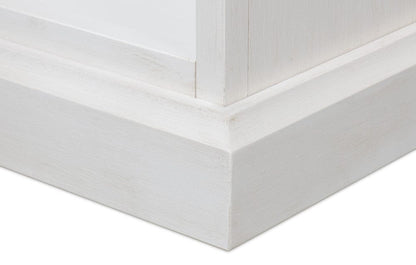 Sarreid Ltd - Open Shelf Bookcase, Cortina White in White - R243-79 view 6
