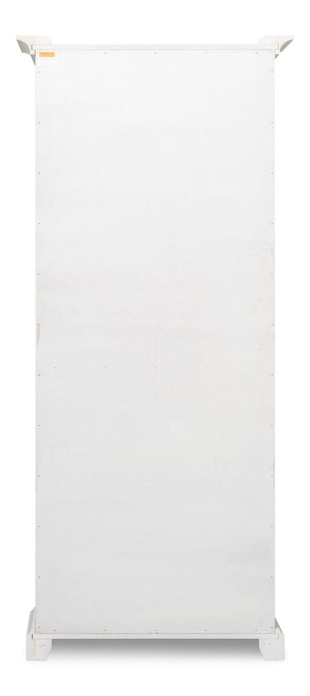 Sarreid Ltd - Open Shelf Bookcase, Cortina White in White - R243-79 view 7