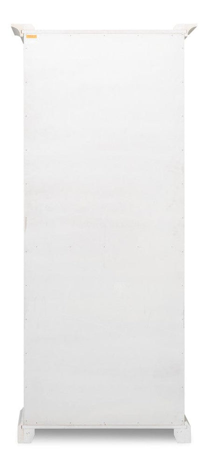 Sarreid Ltd - Open Shelf Bookcase, Cortina White in White - R243-79 view 7