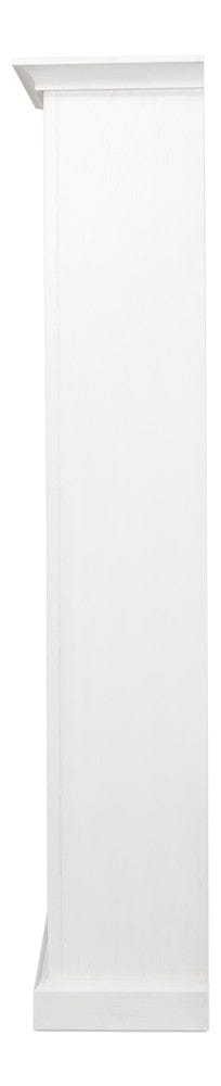 Sarreid Ltd - Open Shelf Bookcase, Cortina White in White - R243-79 view 8