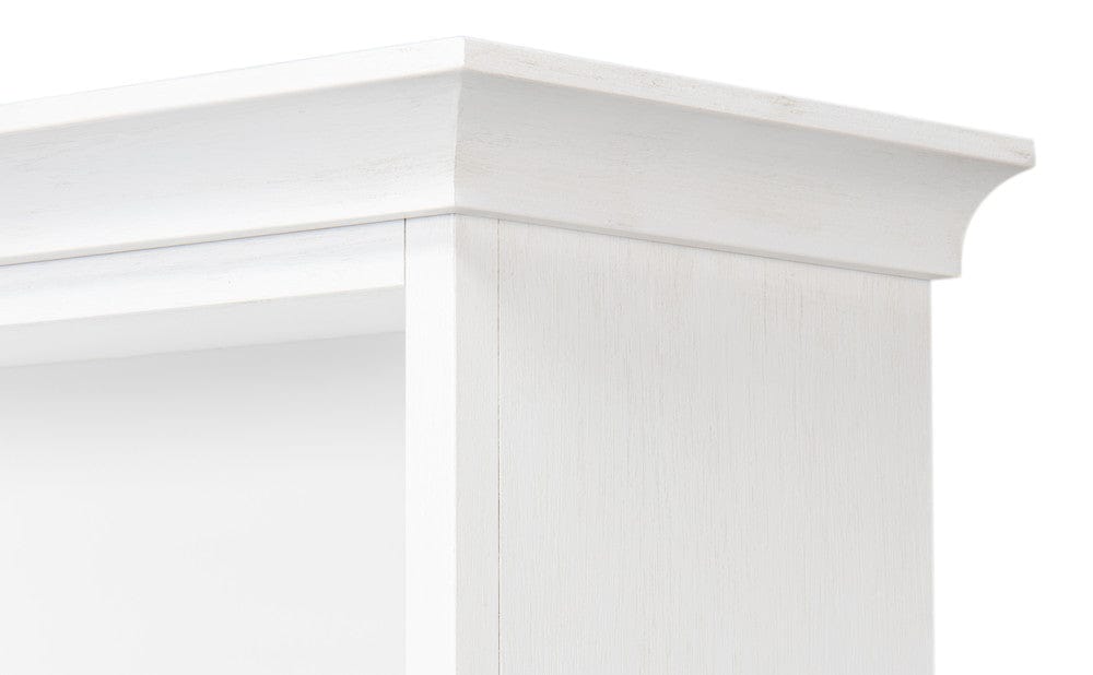 Sarreid Ltd - Open Shelf Bookcase, Cortina White in White - R243-79 view 9