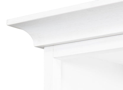 Sarreid Ltd - Open Shelf Bookcase, Cortina White in White - R243-79 view 10