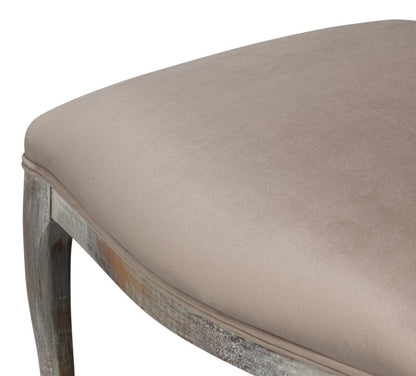 Sarreid Ltd - Oval Cane Back S/Chair, Grey Oak, Grey in Grey - U093-06TG view 10