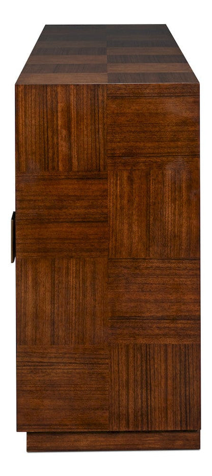 Sarreid Ltd - Parquet Sideboard in Brown - 54289-PD view 8