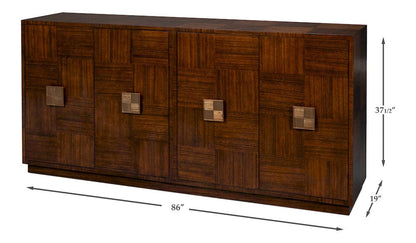 Sarreid Ltd - Parquet Sideboard in Brown - 54289-PD view 13
