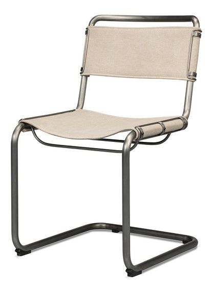 Sarreid Ltd - Patton Canvas Field Chair (Set of 2) - 53887 veiw 1