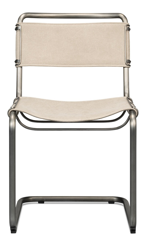 Sarreid Ltd - Patton Canvas Field Chair (Set of 2) - 53887 veiw 2