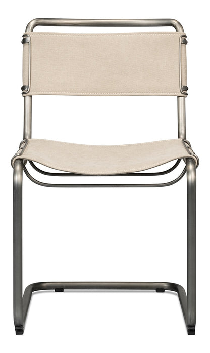 Sarreid Ltd - Patton Canvas Field Chair (Set of 2) - 53887 veiw 2