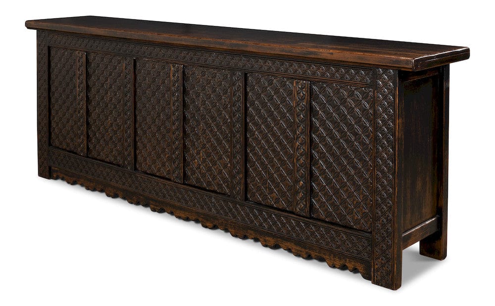 Sarreid Ltd - Persian Black Sideboard in Brown - 30520 view 1