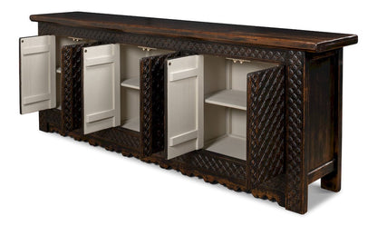 Sarreid Ltd - Persian Black Sideboard in Brown - 30520 view 3