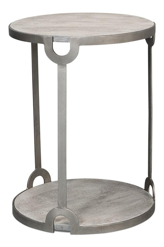 Sarreid Ltd - Phin End Table - Grey - 53834 veiw 1