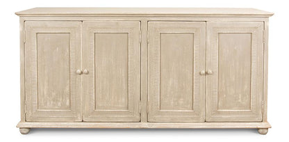 Sarreid Ltd - Pie Crust Door Sideboard - Beige - 29939 veiw 1