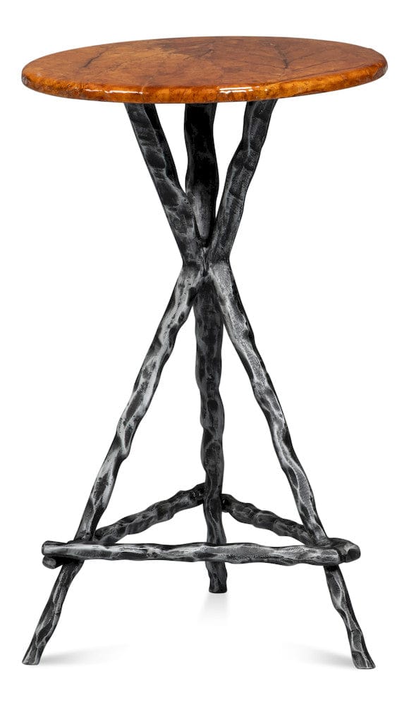 Sarreid Ltd - Planter's Table in Brown - 54301 view 2