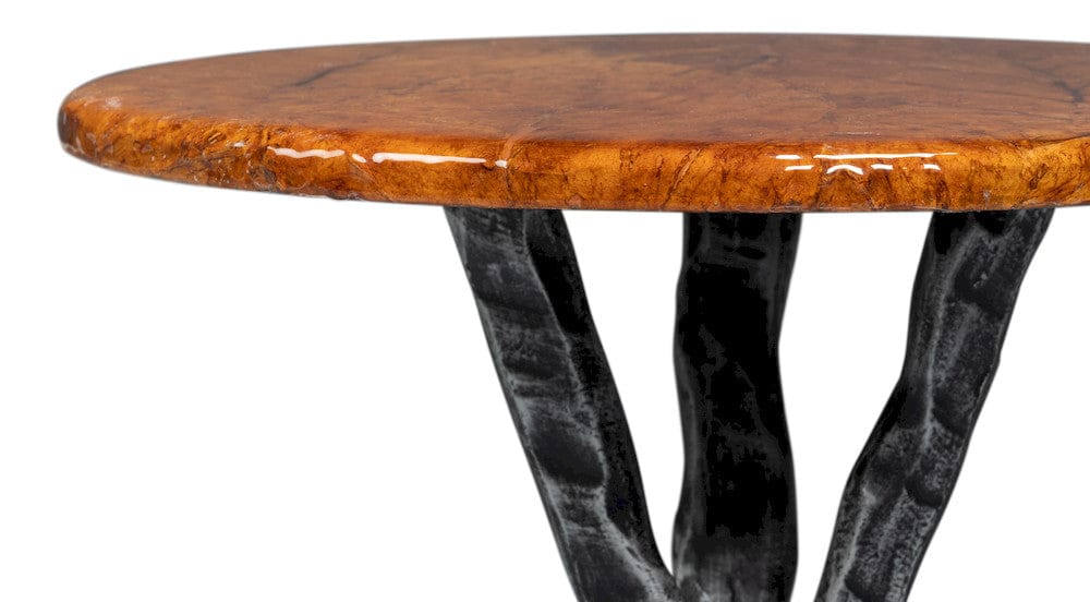 Sarreid Ltd - Planter's Table in Brown - 54301 view 3