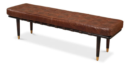 Sarreid Ltd - Prince Albert Bench - Brown - 53266 veiw 1