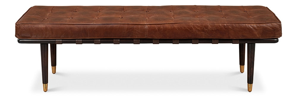 Sarreid Ltd - Prince Albert Bench - Brown - 53266 veiw 2
