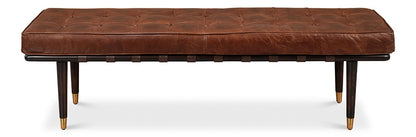 Sarreid Ltd - Prince Albert Bench - Brown - 53266 veiw 2