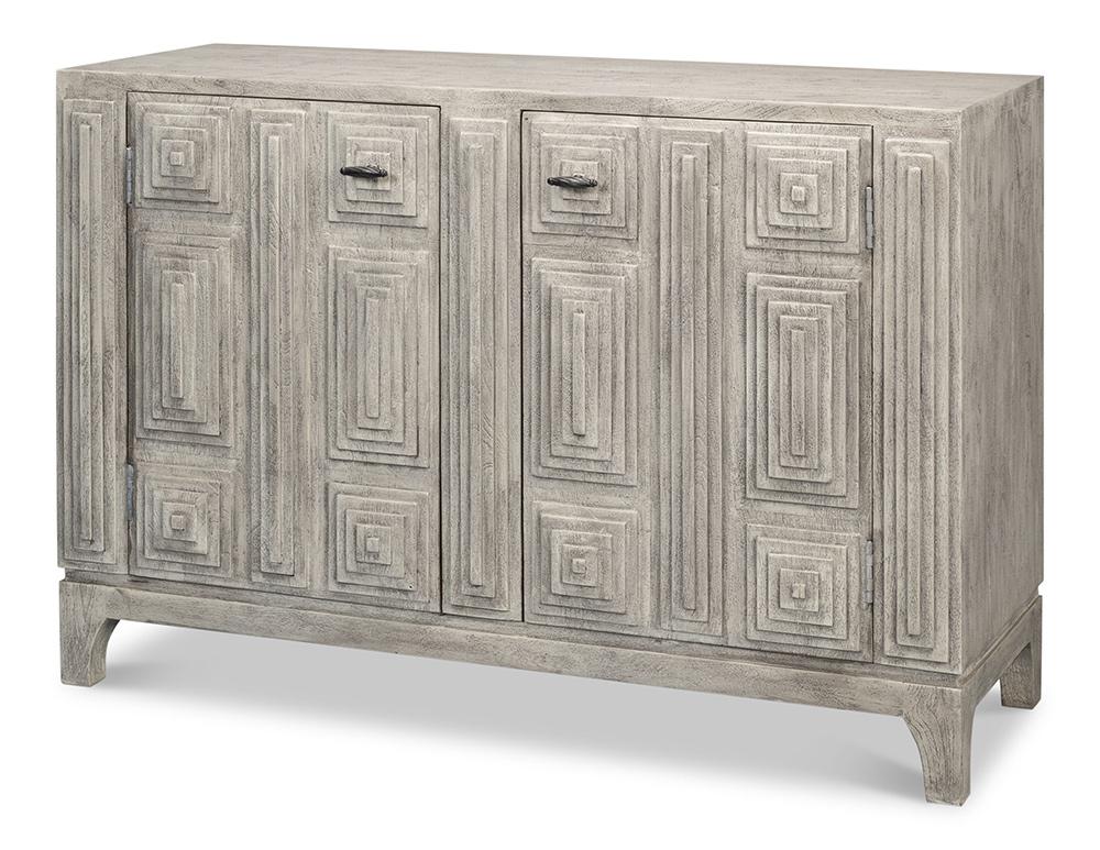 Sarreid Ltd - Rafina Two Door Sideboard - Grey - 53827 veiw 1