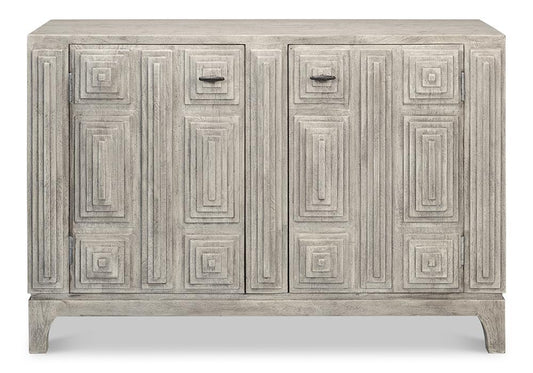 Sarreid Ltd - Rafina Two Door Sideboard - Grey - 53827 veiw 2