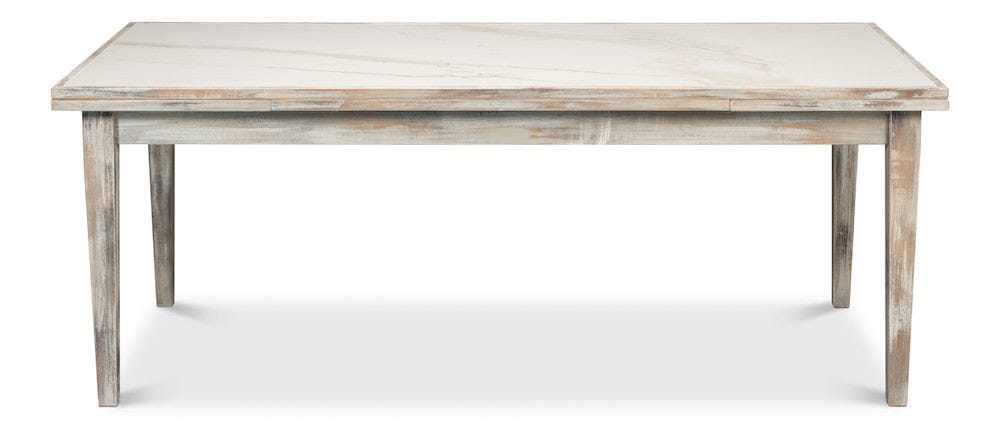 Sarreid Ltd - Rect. Extension Dining Table, As Shown in Grey - U149-AS view 2