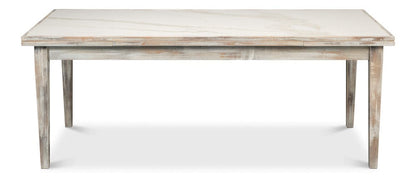 Sarreid Ltd - Rect. Extension Dining Table, As Shown in Grey - U149-AS view 2
