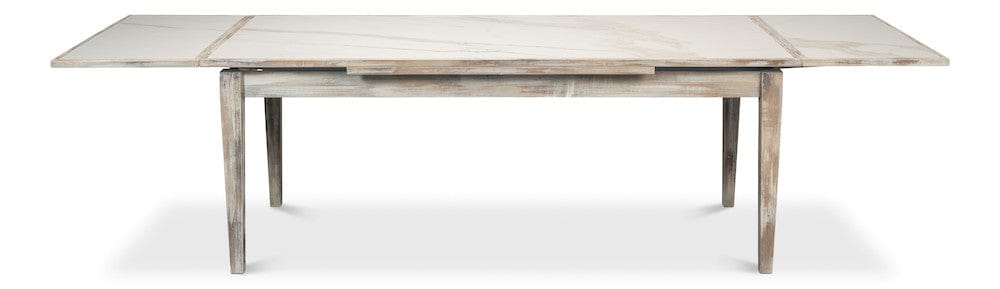 Sarreid Ltd - Rect. Extension Dining Table, As Shown in Grey - U149-AS view 5