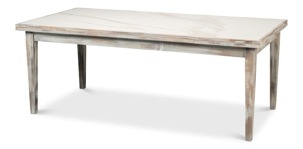 Sarreid Ltd - Rect. Extension Dining Table, As Shown in Grey - U149-AS view 6