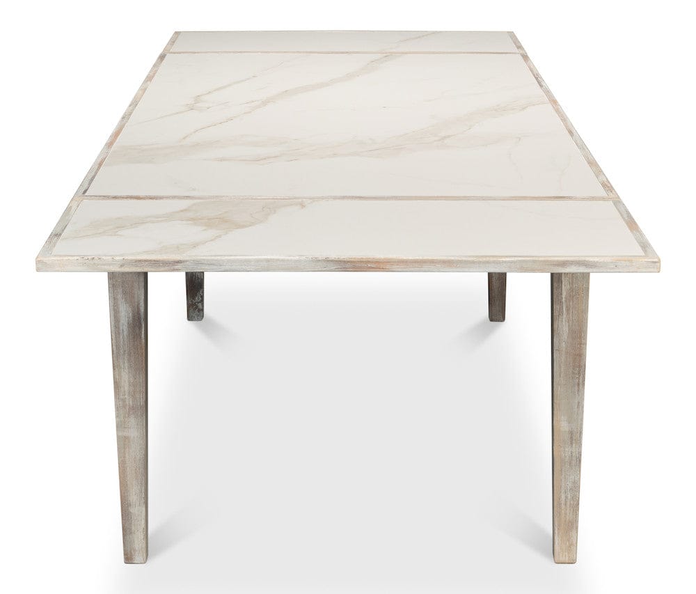 Sarreid Ltd - Rect. Extension Dining Table, As Shown in Grey - U149-AS view 7