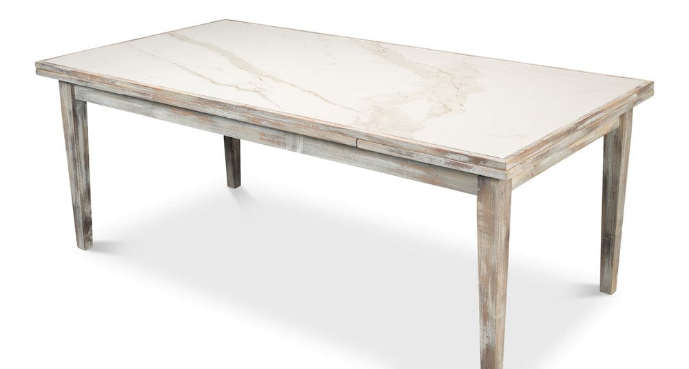 Sarreid Ltd - Rect. Extension Dining Table, As Shown in Grey - U149-AS view 8