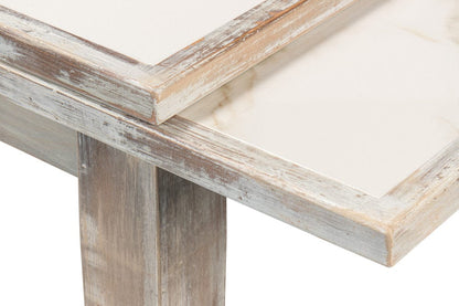 Sarreid Ltd - Rect. Extension Dining Table, As Shown in Grey - U149-AS view 10