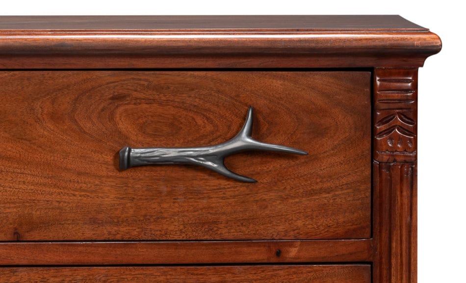 Sarreid Ltd - Redford Chest Of Drawer in Brown - 53988 view 3