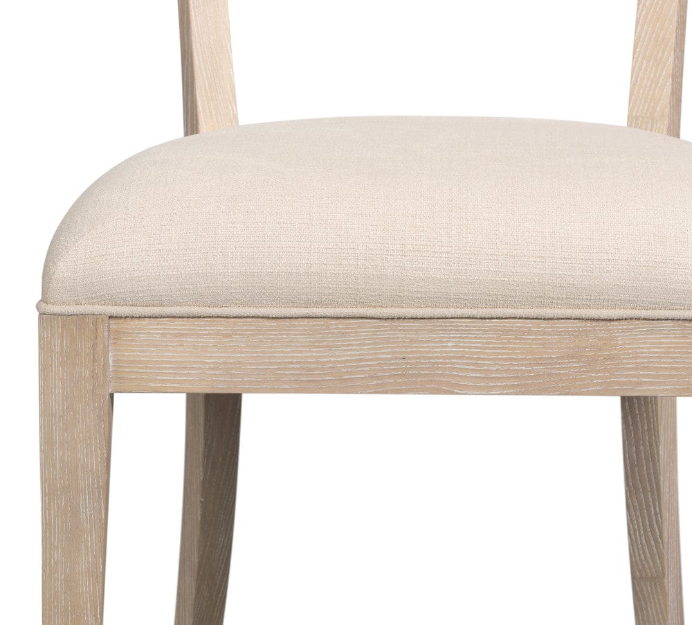 Sarreid Ltd - Ridge Chair in Beige - 54321-BO view 8