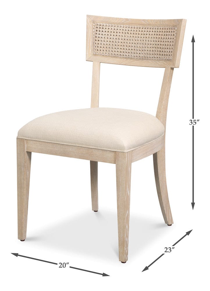 Sarreid Ltd - Ridge Chair in Beige - 54321-BO view 13