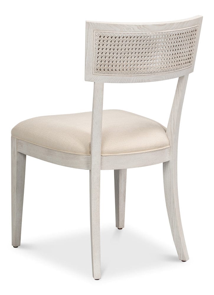 Sarreid Ltd - Ridge Chair in White - 54321-WW view 5