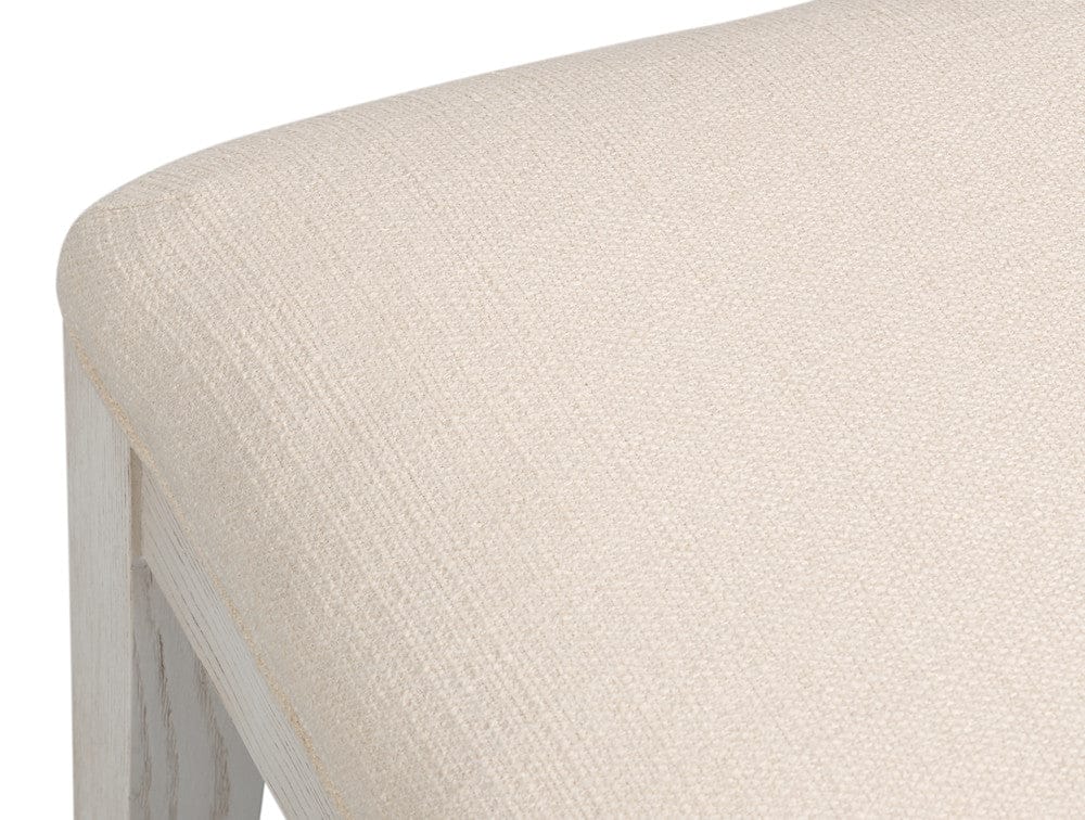 Sarreid Ltd - Ridge Chair in White - 54321-WW view 9